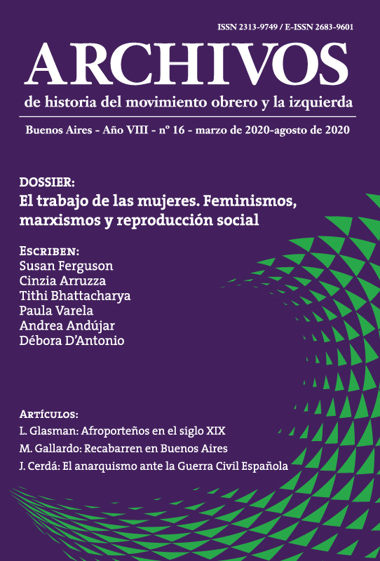 PDF) Costureras y cigarreras en los pueblos de Buenos Aires. Una  aproximación a las mujeres trabajadoras de los talleres y fábricas de las  zonas rurales, 1869–1895